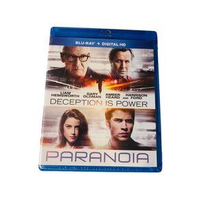 Paranoia‎ Sealed New Blu-Ray  Disc Movie Liam Hemsworth Gary Oldman Amber Heard